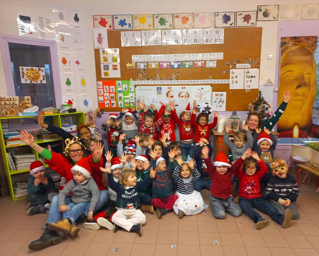 classe-PS-Noel École Providence Trinitaires Lyon